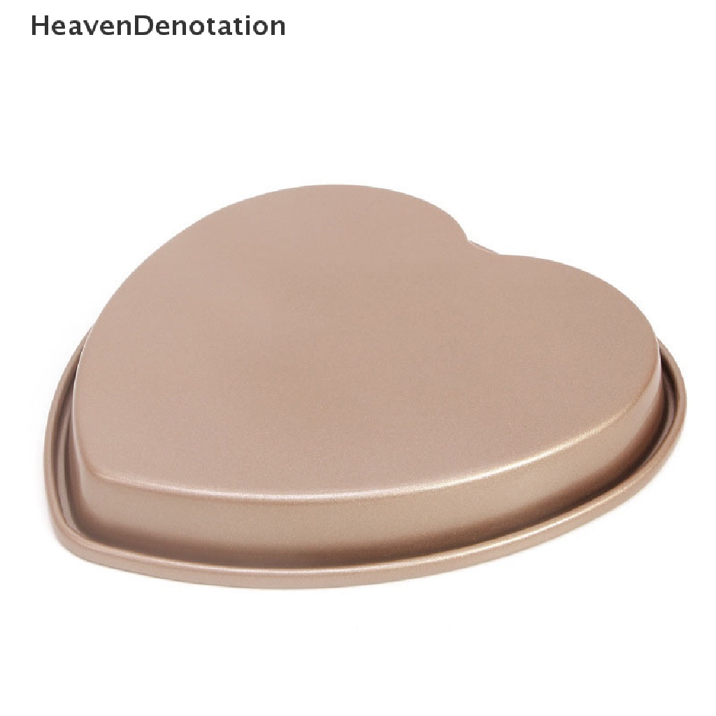 [HeavenDenotation] 1pc 8inch Loyang Kue Kering Berbentuk Hati Heart Cake Pan Carbon Steel Pizza Pan HDV