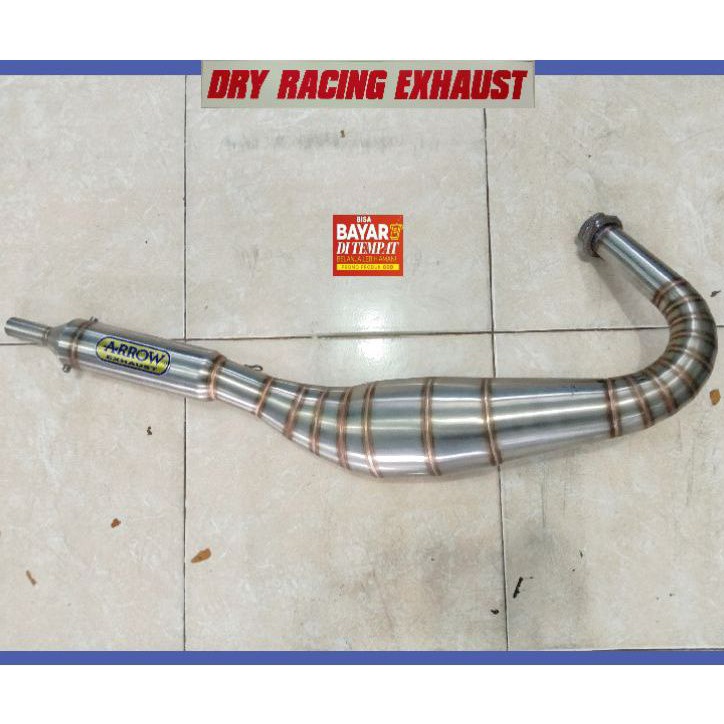 KNALPOT RX KING RX SPESIAL KOLONG TELO ARROW FULL STENLESS