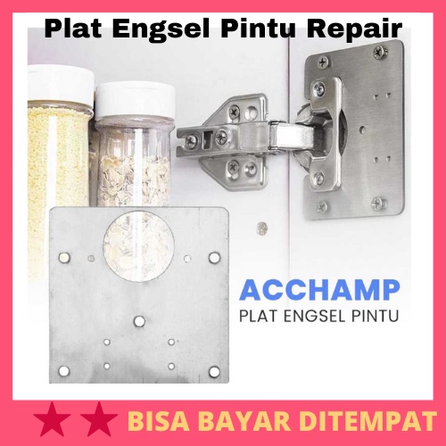 Plat Engsel Pintu Repair Cabinet Furniture Drawer Door / Plat Engsel Pintu Rumah Kamar Mandi Lemari 