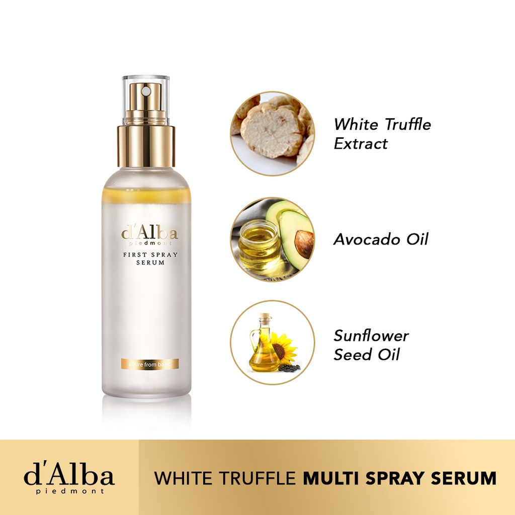 D'Alba White Truffle First Spray Serum 50ML | 100ML | 180ML