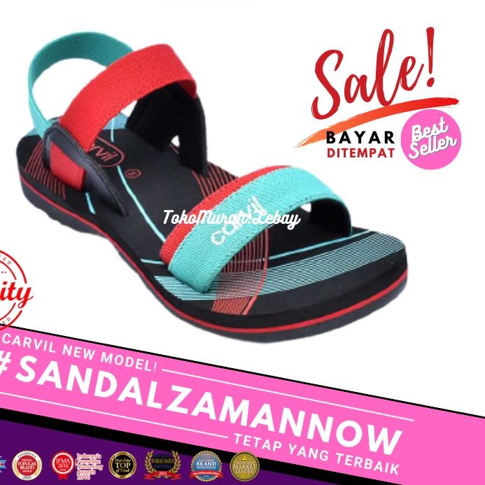 ◌ SANDAL ANAK PEREMPUAN CARVIL MOMO 02-TW | SANDAL GUNUNG SANDAL TALI SANDAL SPONS | ORIGINAL MURAH 