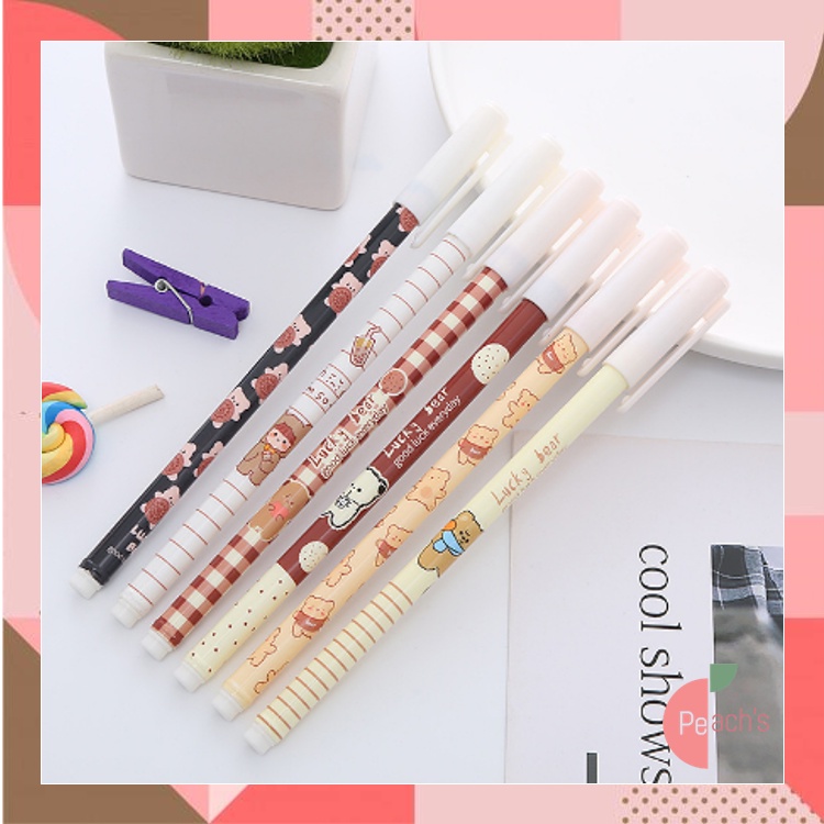 

PEACHs - Pulpen Gel Motif Cute Bear / Pena Beruang Lucu Import / Pulpen Korea Pelajar / Alat Tulis Kerja Motif Beruang Lucu S5711