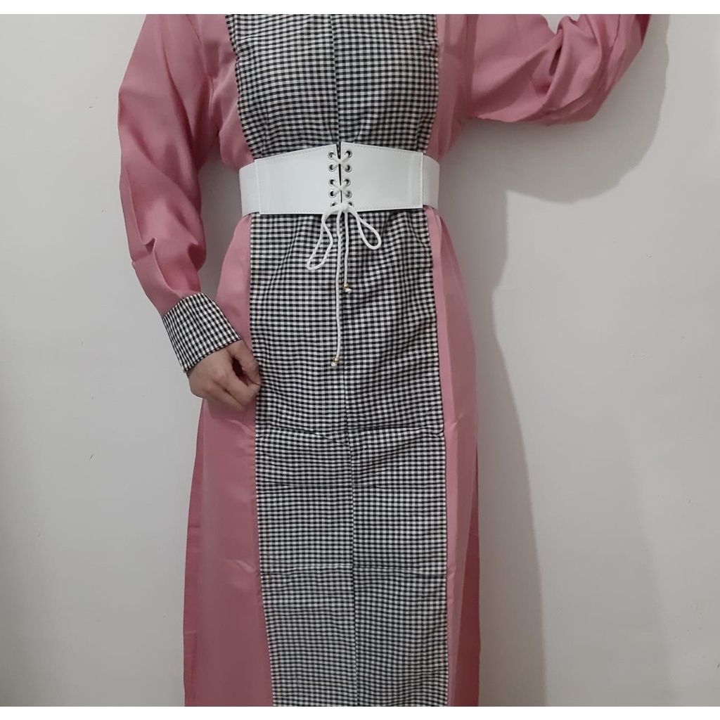 belt obi sedang sabuk belt obi elastis karet melar variasi tali ikat