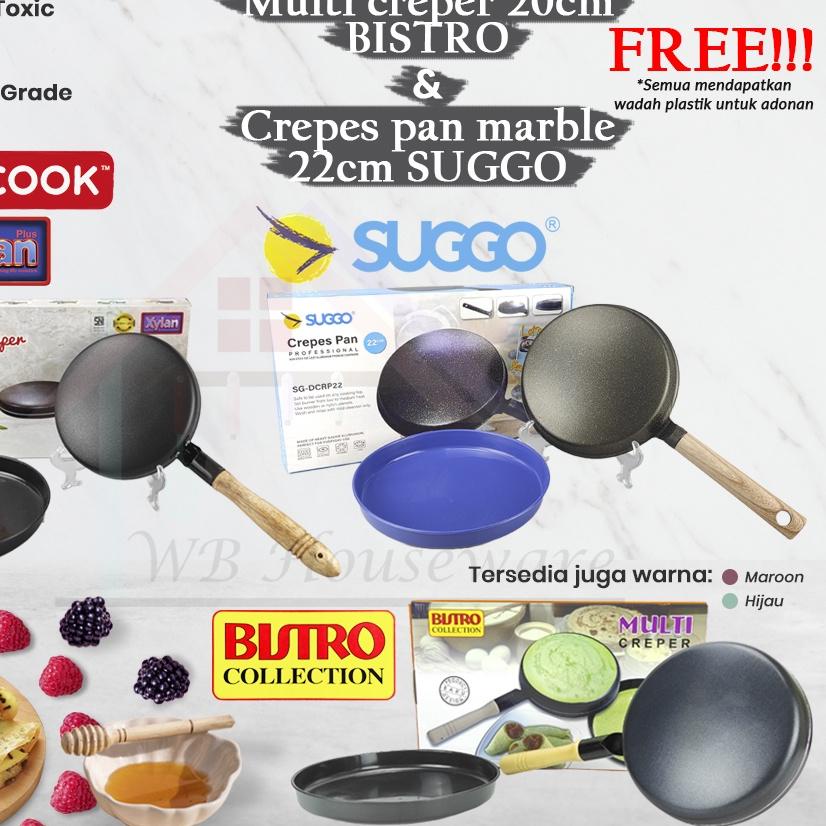 ☼ cetakan kue dadar, lumpia, crepes pan teflon 21cm SUPER GALAXY ♤
