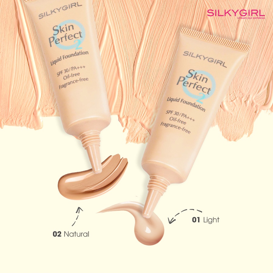 SILKYGIRL SKIN PERFECT LIQQUID FOUNDATION SPF 30 / PA +++