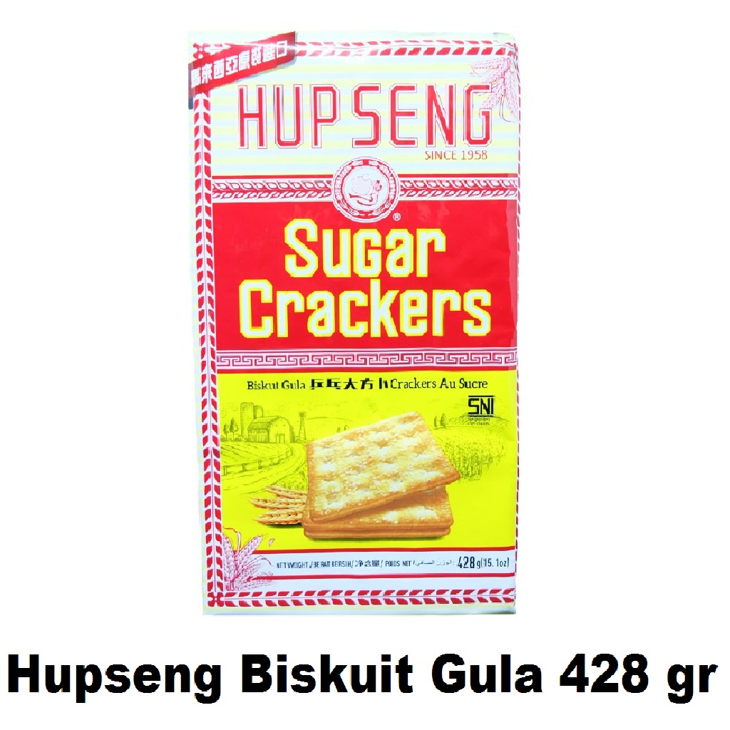 

Hup Seng Gula Sugar Crackers 428 gr - Hupseng Biskuit Gula 428 gr