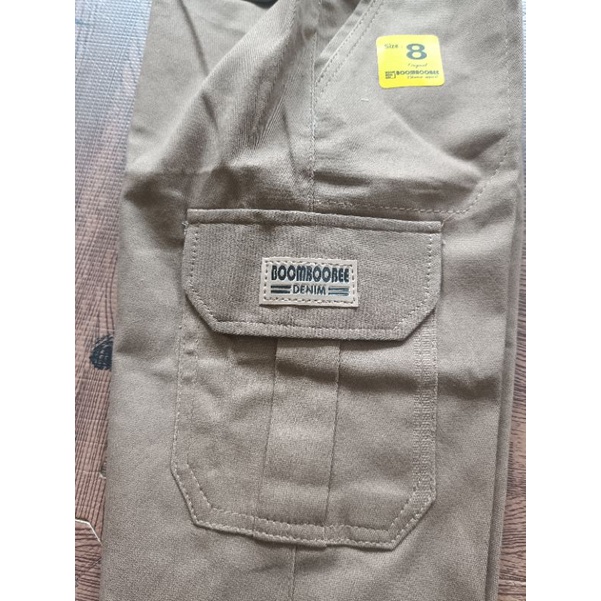 (COD)CELANA CHINO CARGO PANJANG ANAK BOOMBOOBEEE 1-12TH/TWILL STRECH COMBED