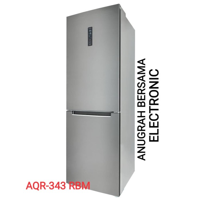 KULKAS 2 PINTU AQUA AQR-343RBM FREEZER BAWAH PROMO ORIGINAL