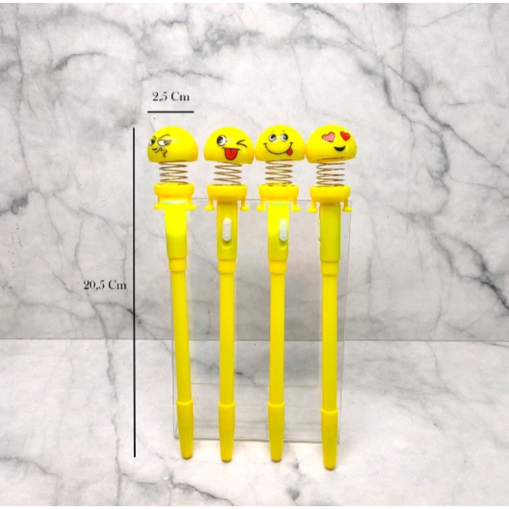 

AS888 - GEL PEN SPRING LAMPU / PEN GEL PER LAMPU KARAKTER KARTUN SMILE. ISI 1 PCS
