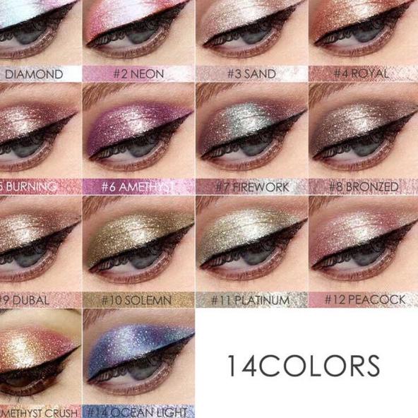 ➦ Focallure Glitter & Glow Liqud Eyeshadow Original ➵