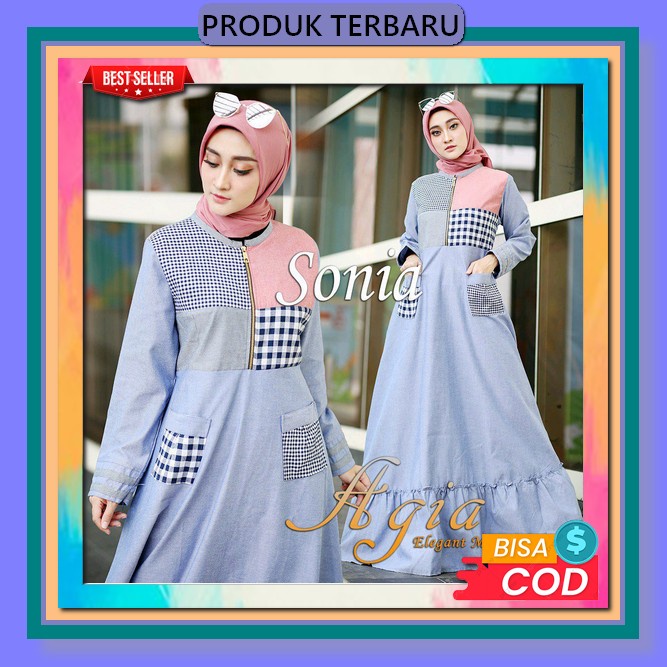 [New]Gamis Terbaru Original Nibras Nb B20 Gamis Modern Kondangan Baju Muslim 2022 Terbaru/Gamis Wani