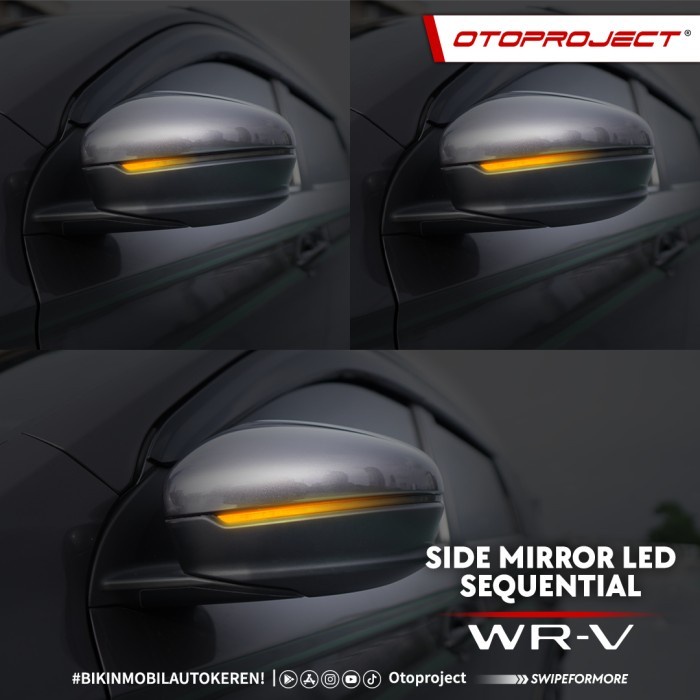 OTOPROJECT Side Mirror Led With Squential Sein Spion All New WRV 2022