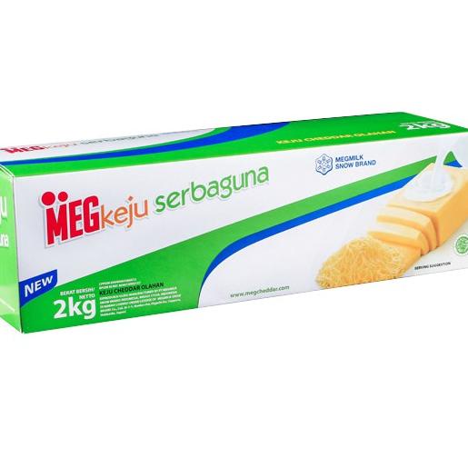 

◊ Keju MEG CHEDDAR Serbaguna 2 KG cheese ●