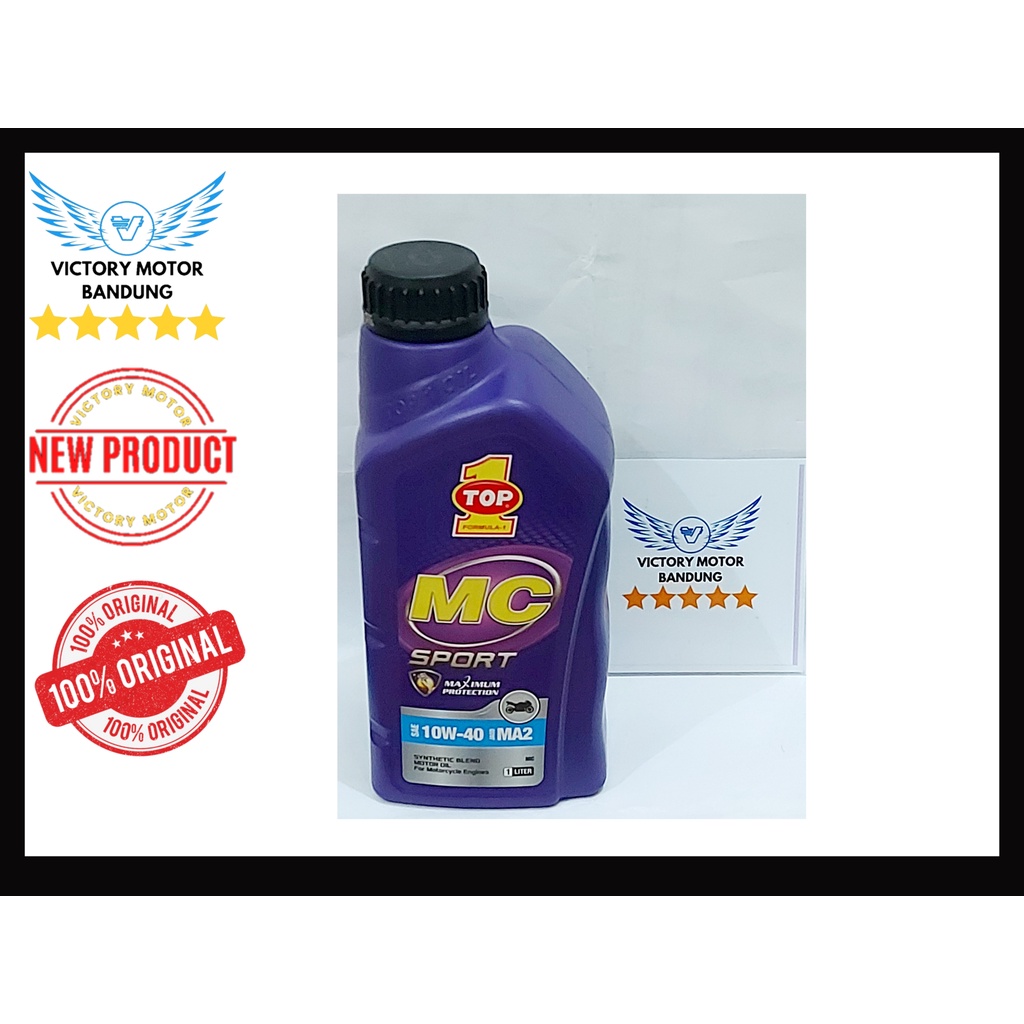 Oli Mesin Motor Top One Top 1 MC 1000 ml SAE 10W-40 Original Asli 1L