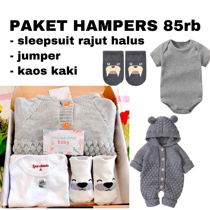 

(COD) PAKET HAMPERS HADIAH LAHIRAN BAYI PEREMPUAN atau LAKI LAKI /KADO BAY - Biru Muda, kaos kaki