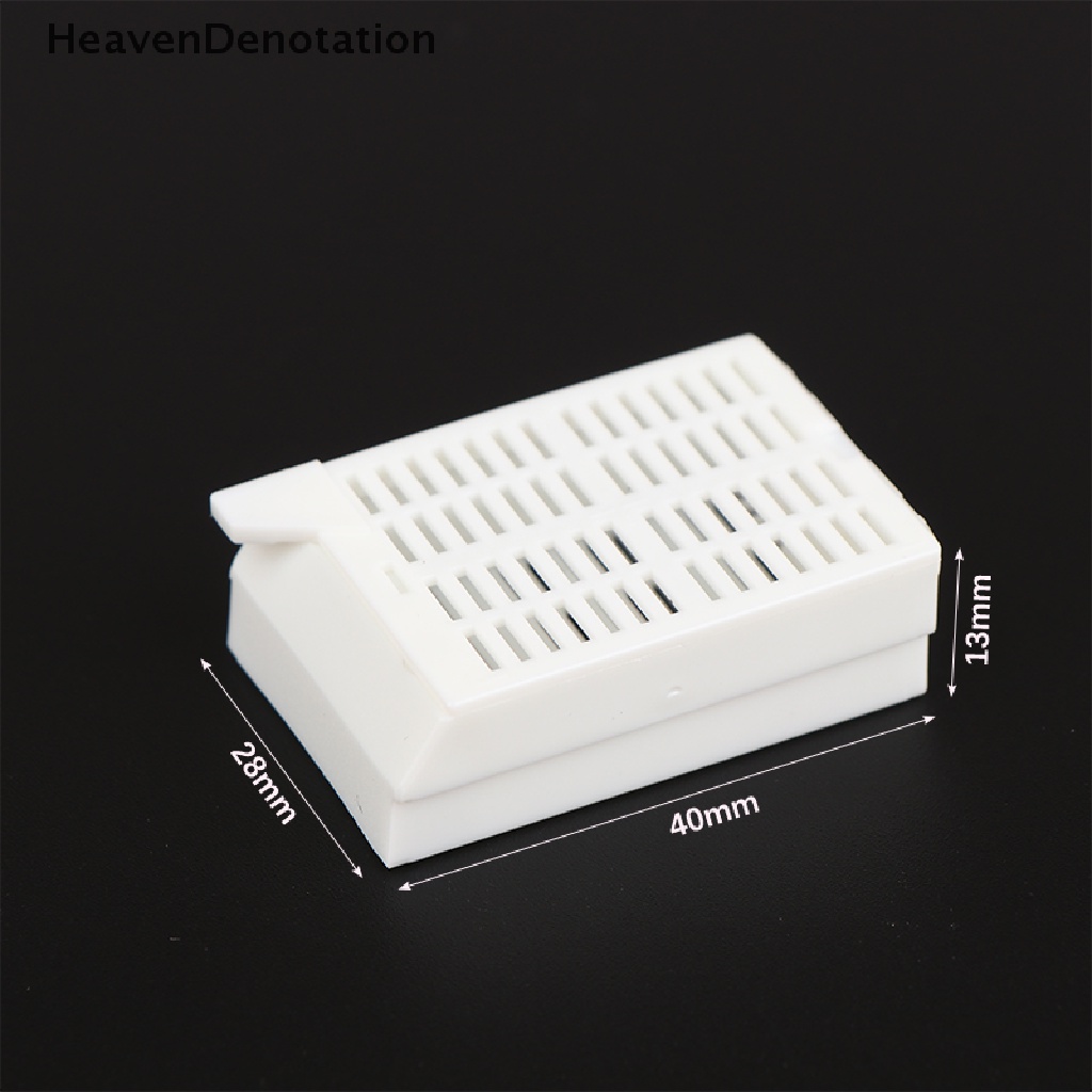 [HeavenDenotation] 5pcs/set Lab POM Bahan Tissue Cartridge Embedding Slice Box Perdalam Dan Menebal Putih Dehidrasi Box Tissue Kaset Deep12mm HDV