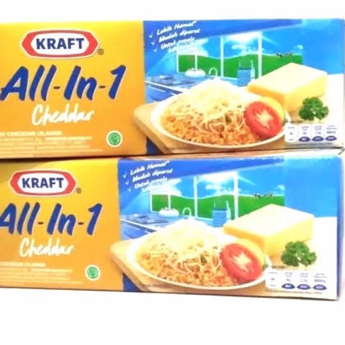 

☪ Keju kraft cheddar all in one 2kg ֍