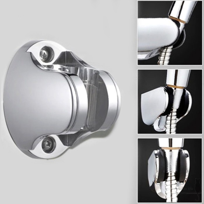 Gantungan Shower Mandi Tempel Sekrup Dinding Cup Holder Hanger Toilet