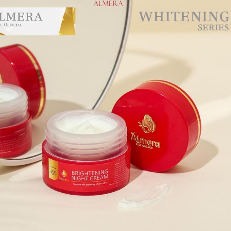 ▼ Almera Skincare Night Cream Whitening, (New) Brightening Night Cream , Almera Skincare, Almera Ski