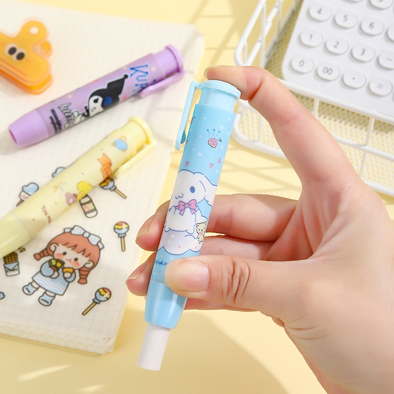 Kartun Lovely My Melody Anak Eraser/Alat Tulis Alter Belajar Sekolah Press Karet