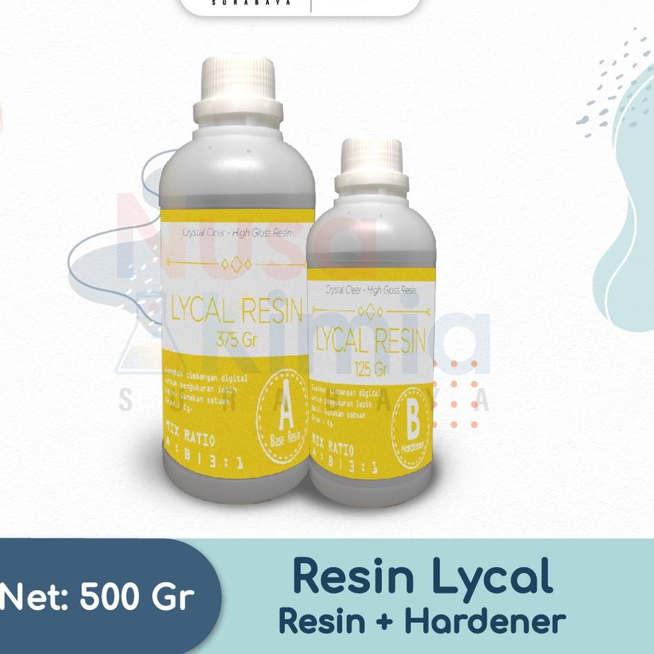 ✦ Resin Bening Lycal Keras  Gram ۝