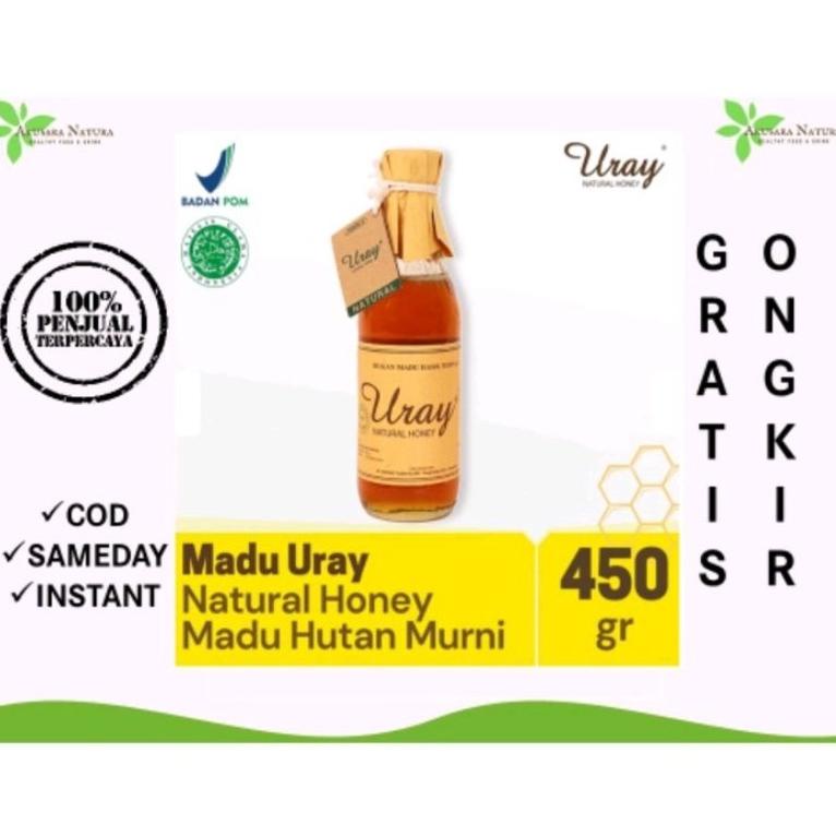 

lgp89 Madu Uray 450gr/330ml ( free double bubble wrap dan kardus) Cuci Gudang