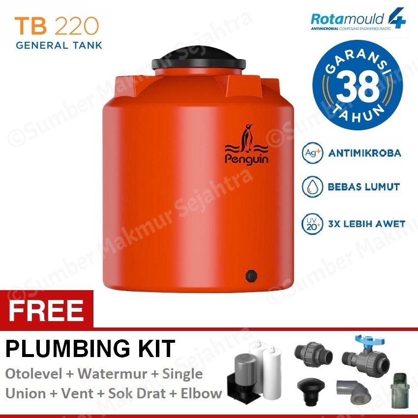 Tangki Air / Tandon / Toren Penguin 2200 Liter - TB 220