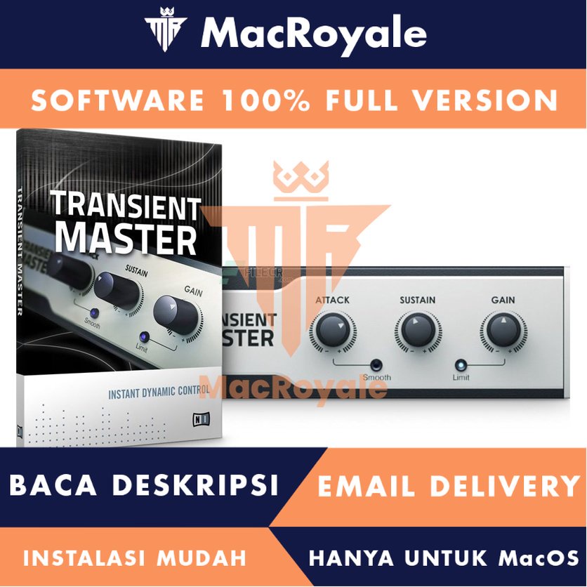 [MacOS] Native Instruments Transient Master FX Full Version Lifetime Full Garansi