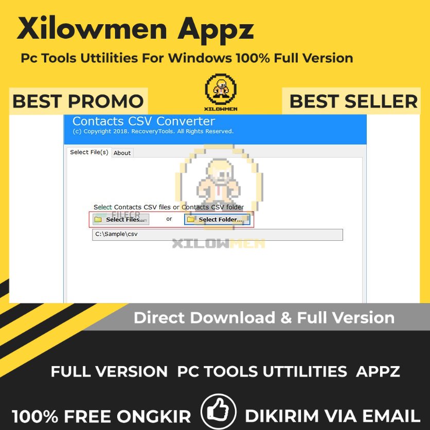 [Full Version] RecoveryTools Contacts CSV Converter Pro PC Tools Software Utilities Lifetime Win OS