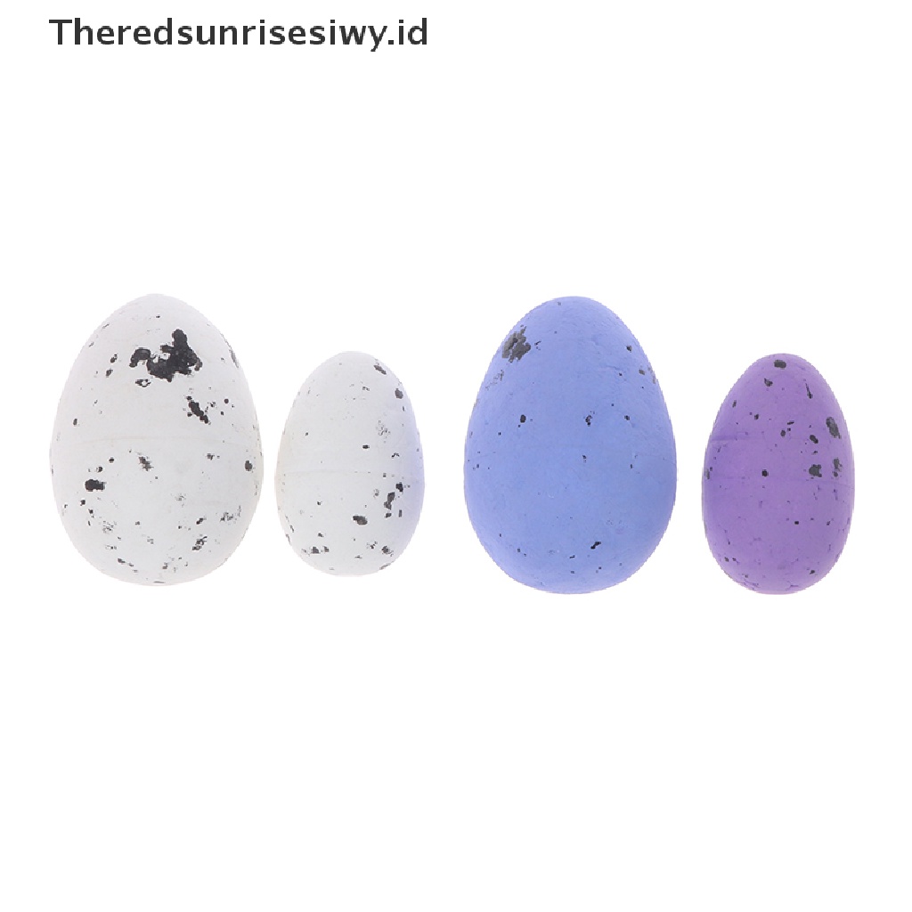 # Baju Lebaran # 50pcs Busa Telur Paskah Happy Easter Dekorasi Dicat DIY Colorful Easter Egg~