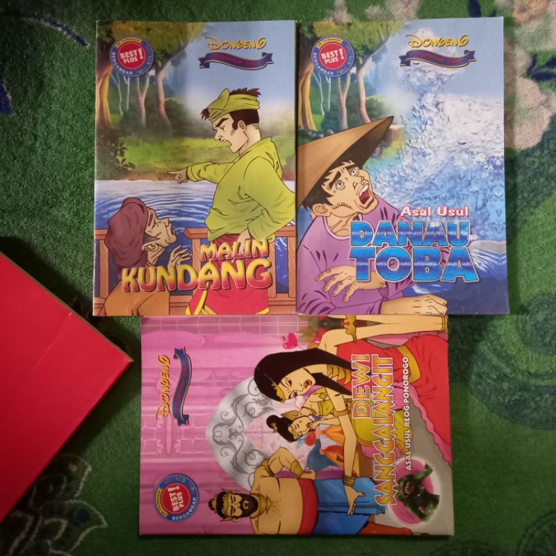 ORIGINAL BUKU DONGENG CERITA ANAK MALIN KUNDANG ASAL USUL DANAU TOBA DEWI SANGGALANGIT ASAL USUL REO