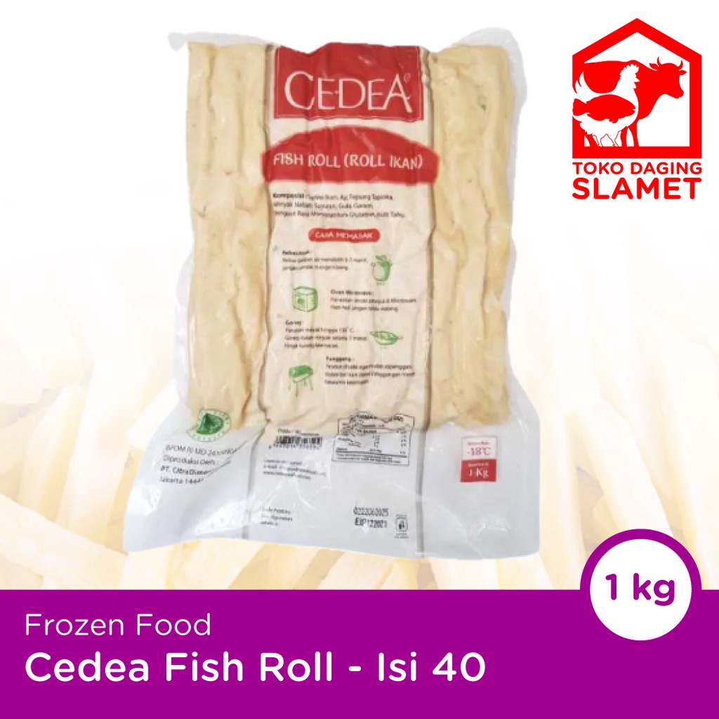 

Cedea Fish Roll 1kg Isi 40