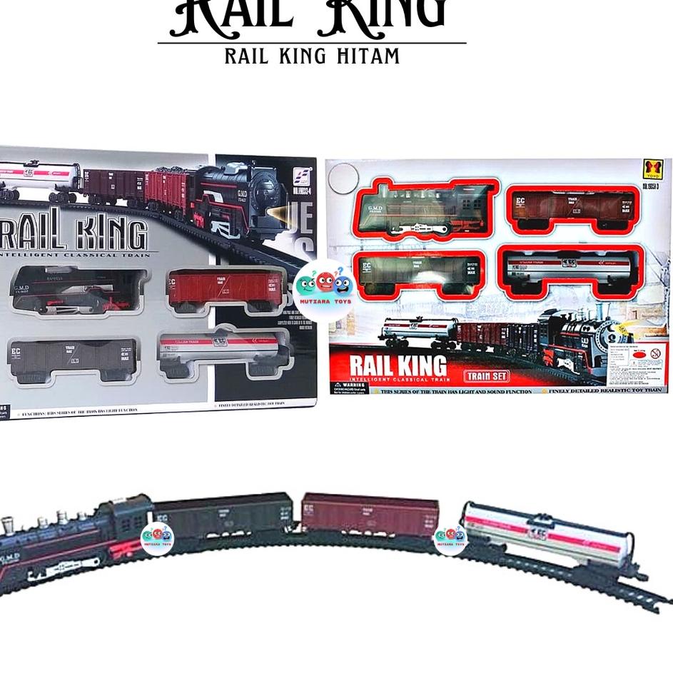 ➩  Mainan Kereta Api Hitam - Rail King  ➫