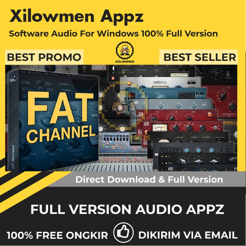 [Full Version] PreSonus Fat Channel Collection Vol 1 Pro Lifetime Audio Software WIN OS