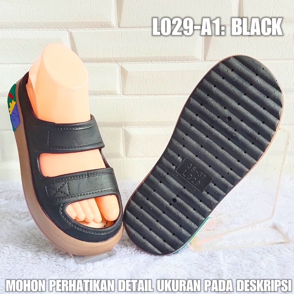 Sendal bakpao kekinian L029 A1 Sandal Wanita import