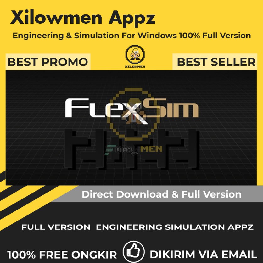 [Full Version] FlexSim Enterprise 20 Pro Engineering Software Lifetime Win OS