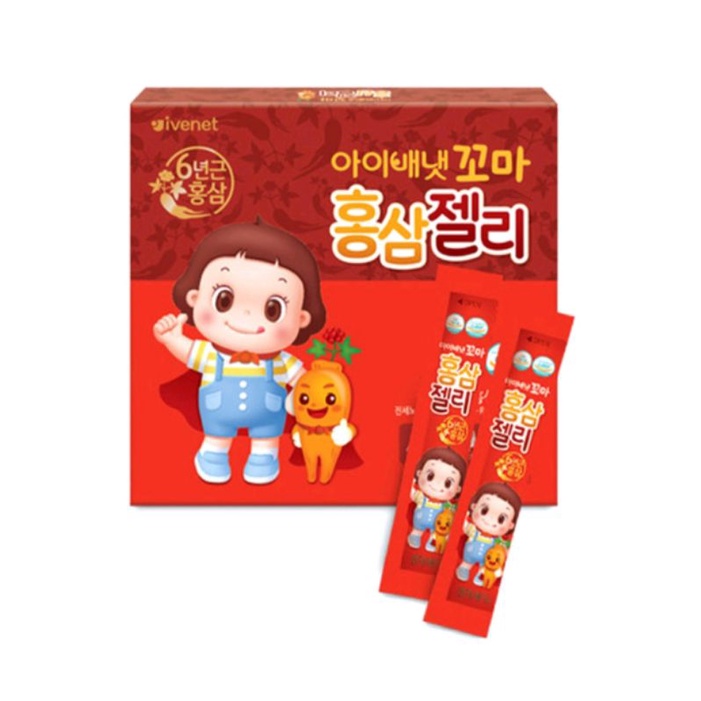 

[10 Sachet]Ginseng Anak Jelly Ivenet Korea Red Ginseng 6 Years
