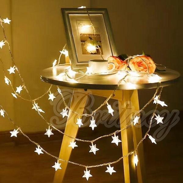 Lampu String LED 3m Bentuk Bintang Untuk Dekorasi Pesta Pernikahan