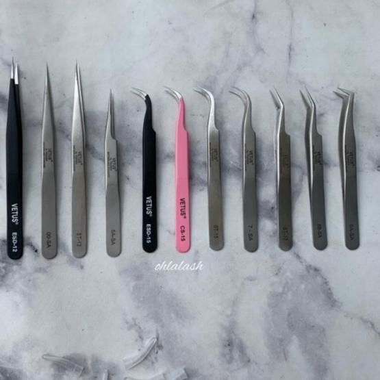 ➸ Pinset vetus tweezers READY ORIGINAL tweezers Pinset eyelash ❀
