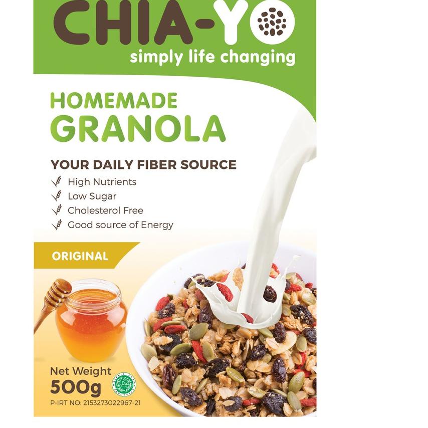 

➽ Chiayo Homemade Granola Original 500gr ۞