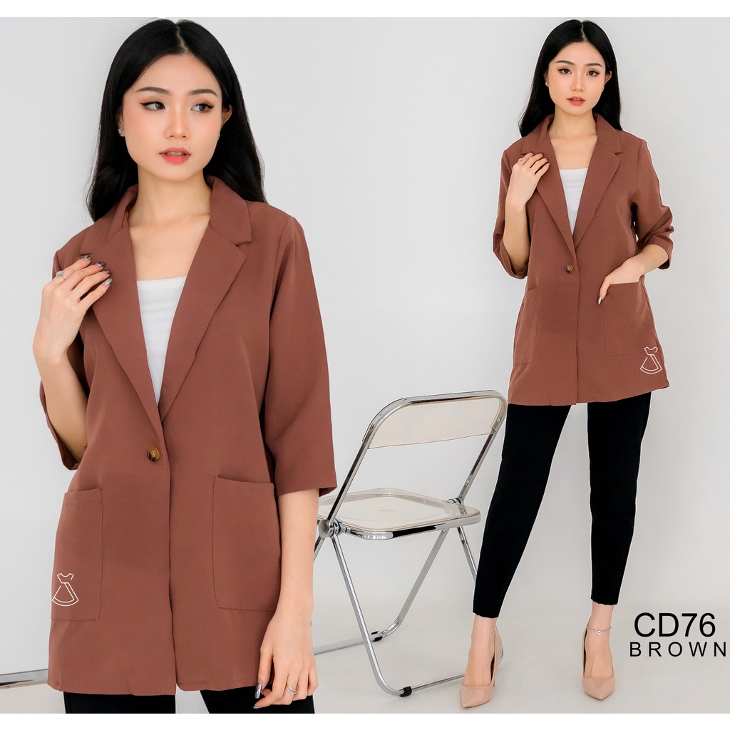 SEOLA - CD76 - Blazer  Cotton Casual