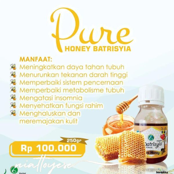 

✔️niattoyese PURE HONEY BATRISYIA | Pure Honey Batrisyia Herbal | Madu Murni | Madu Alami %