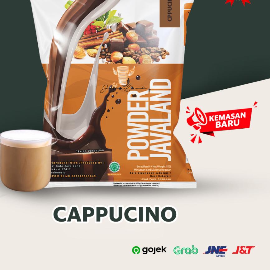 

Limited ⚡️Bubuk Minuman Bubble Powder Drink Cappuccino ORIGINAL Javaland 1kg