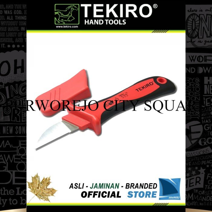 

Spesial Pisau Kelistrikan 38 x 208 mm Anti Konduksi / Insulation Cutter TEKIRO