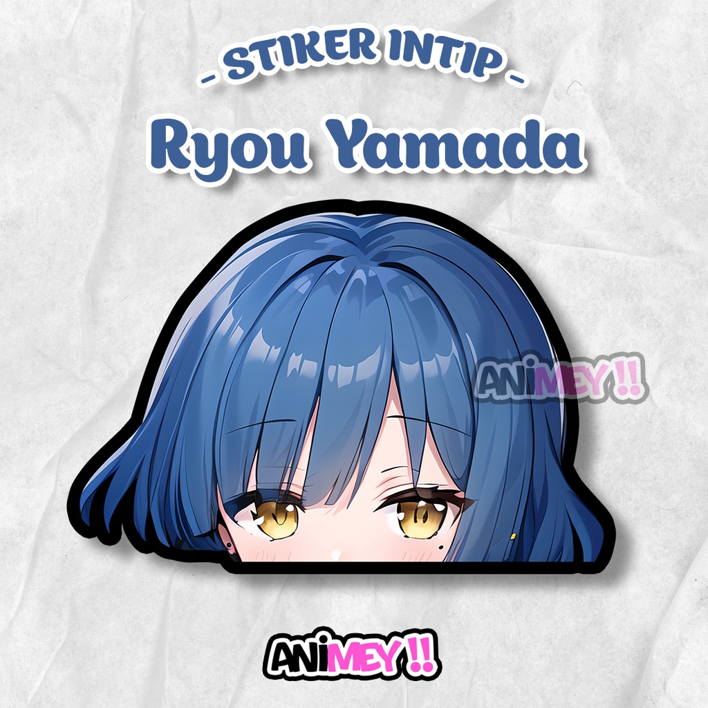 

Stiker Intip Ryou Yamada Bochi The Rock / Sticker Anime Waterproof