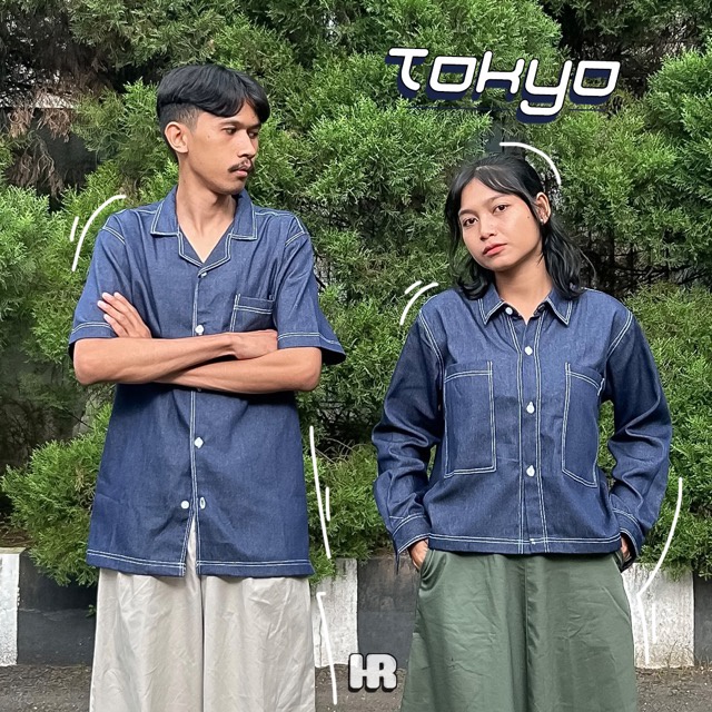 TOKYO - DENIM - KEMEJA JEANS COUPLE