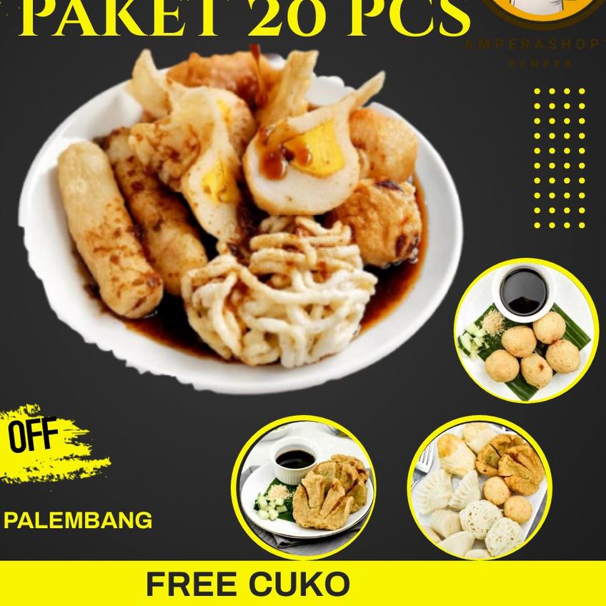 

✷ Pempek Palembang Asli Paket A Empek Empek Mpek Mpek Ampera Frozen ❄