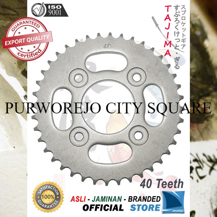 Spesial Gir Belakang / Gear Belakang 428-40T Honda Revo, Absolute, F1 TAJIMA