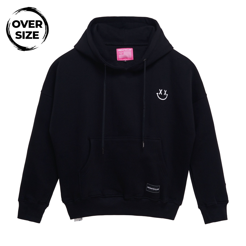 JACKET HOODIE FRIDAY KILLER OVER SIZE | CLOUD HART BLACK