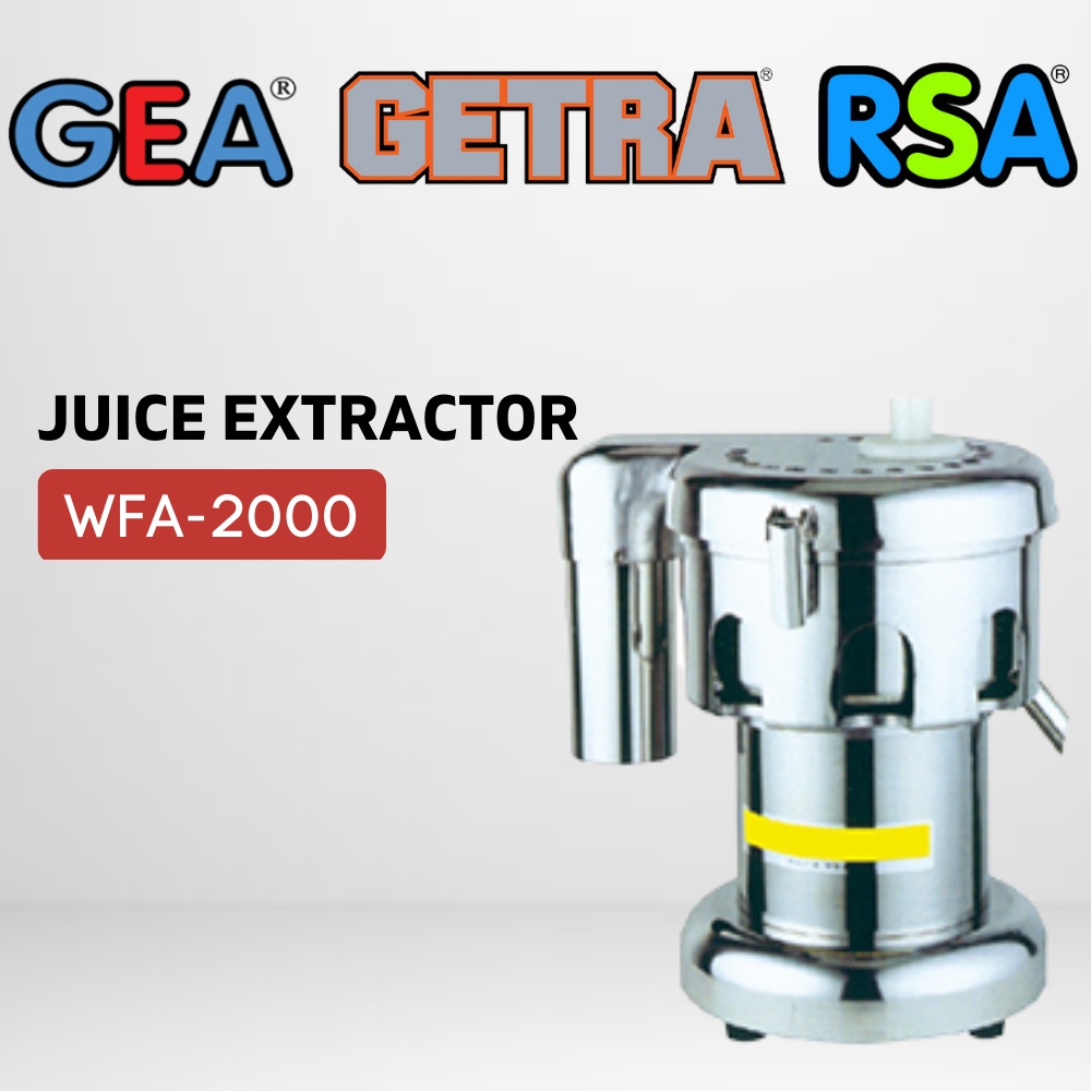 JUICER EXTRACTOR GETRA WFA-2000 MESIN PEMISAH SARI BUAH DENGAN AMPAS